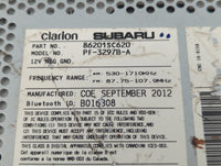 2013 Subaru Forester Radio AM FM Cd Player Receiver Replacement P/N:86201SC620 Fits OEM Used Auto Parts - Oemusedautoparts1.