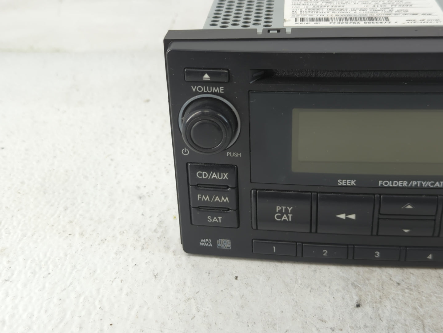 2013 Subaru Forester Radio AM FM Cd Player Receiver Replacement P/N:86201SC620 Fits OEM Used Auto Parts - Oemusedautoparts1.