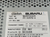 2013 Subaru Forester Radio AM FM Cd Player Receiver Replacement P/N:86201SC620 Fits OEM Used Auto Parts - Oemusedautoparts1.