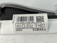 2013 Subaru Forester Instrument Cluster Speedometer Gauges P/N:85003SC740 85003SC730, 85003SC74 Fits OEM Used Auto Parts - O