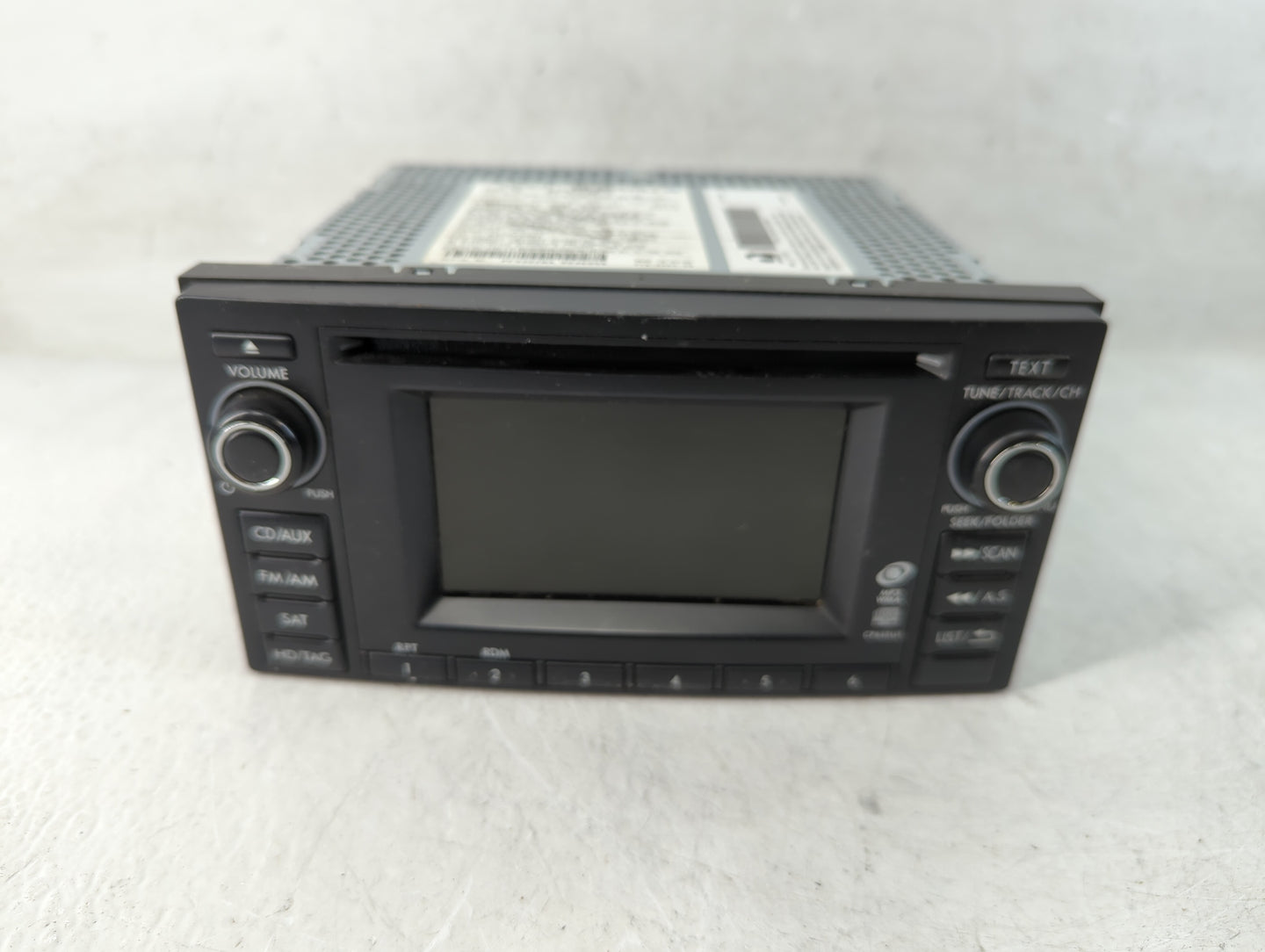 2013 Subaru Forester Radio AM FM Cd Player Receiver Replacement P/N:86201SC630 Fits OEM Used Auto Parts - Oemusedautoparts1.