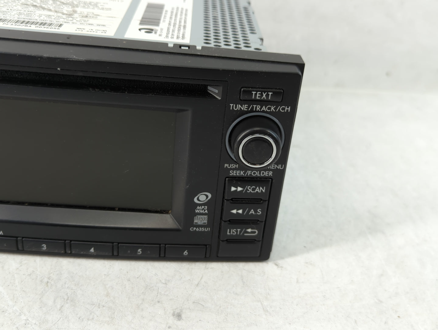 2013 Subaru Forester Radio AM FM Cd Player Receiver Replacement P/N:86201SC630 Fits OEM Used Auto Parts - Oemusedautoparts1.