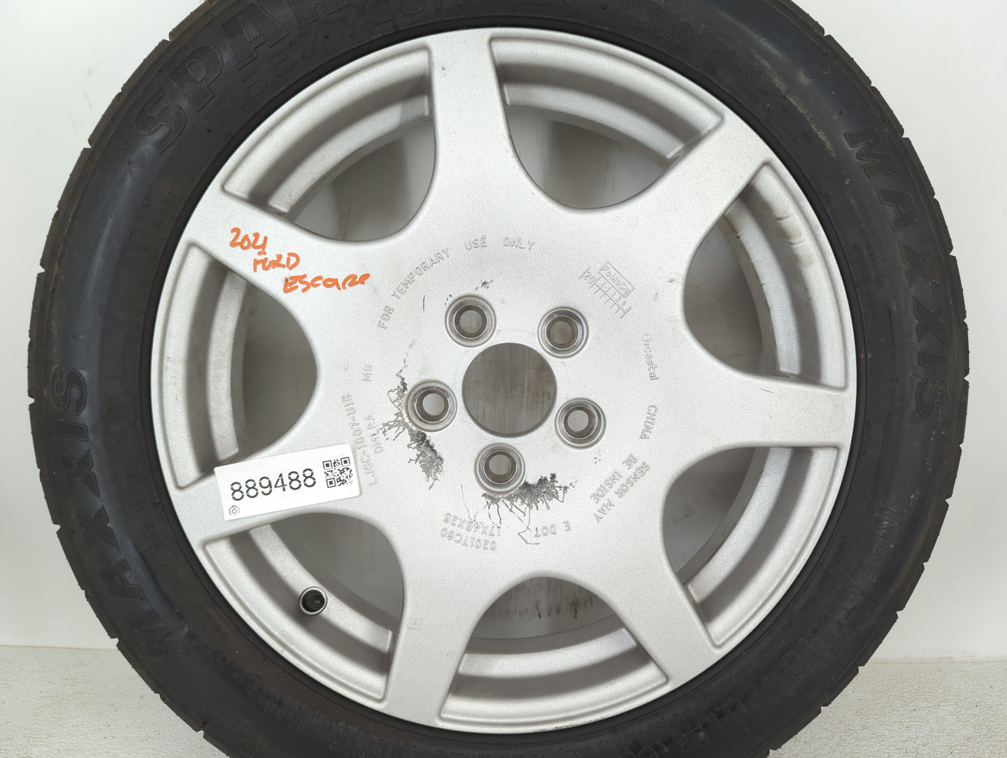 2009-2013 Subaru Forester Spare Donut Tire Wheel Rim Oem - Oemusedautoparts1.com