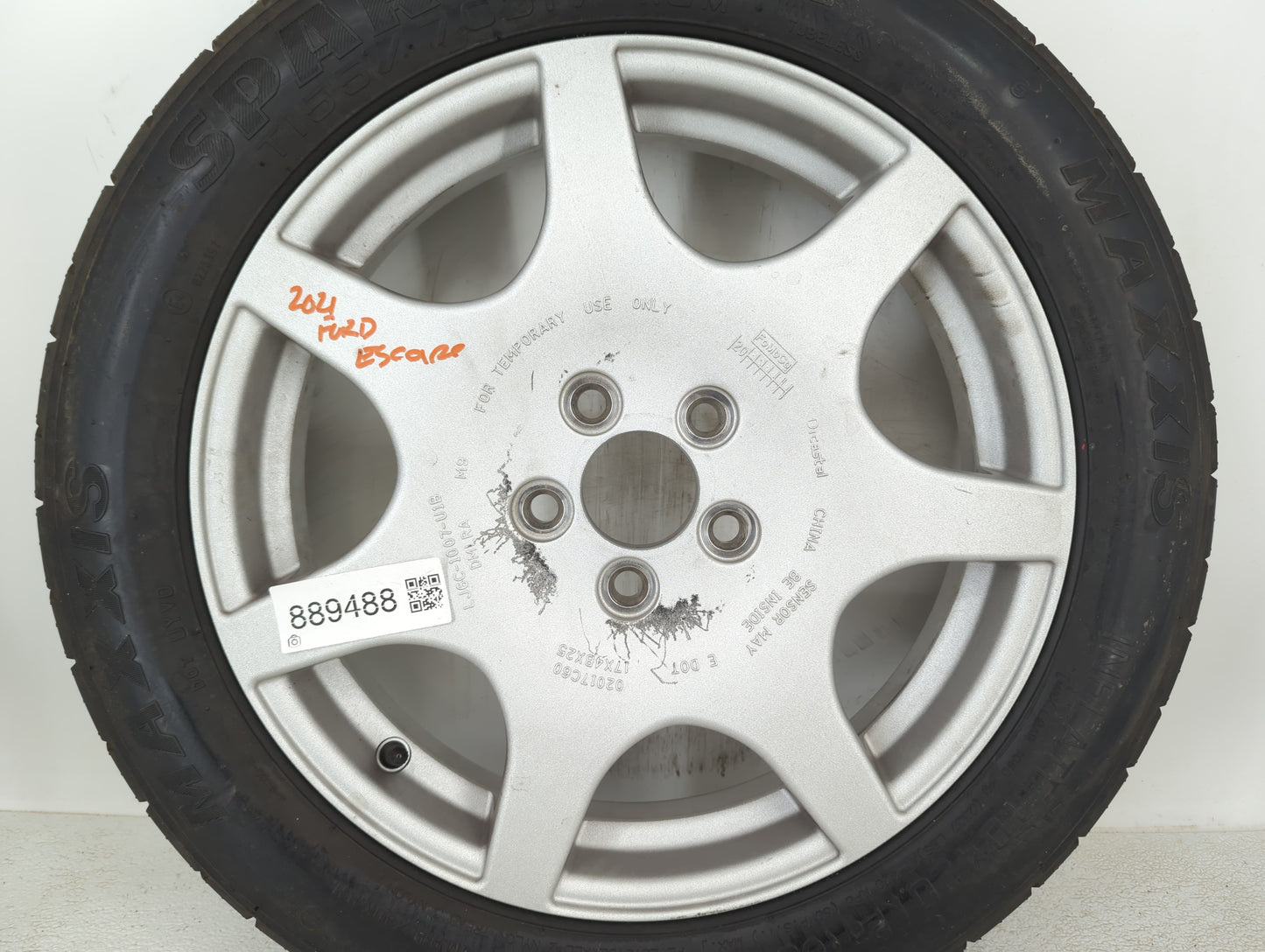 2009-2013 Subaru Forester Spare Donut Tire Wheel Rim Oem - Oemusedautoparts1.com