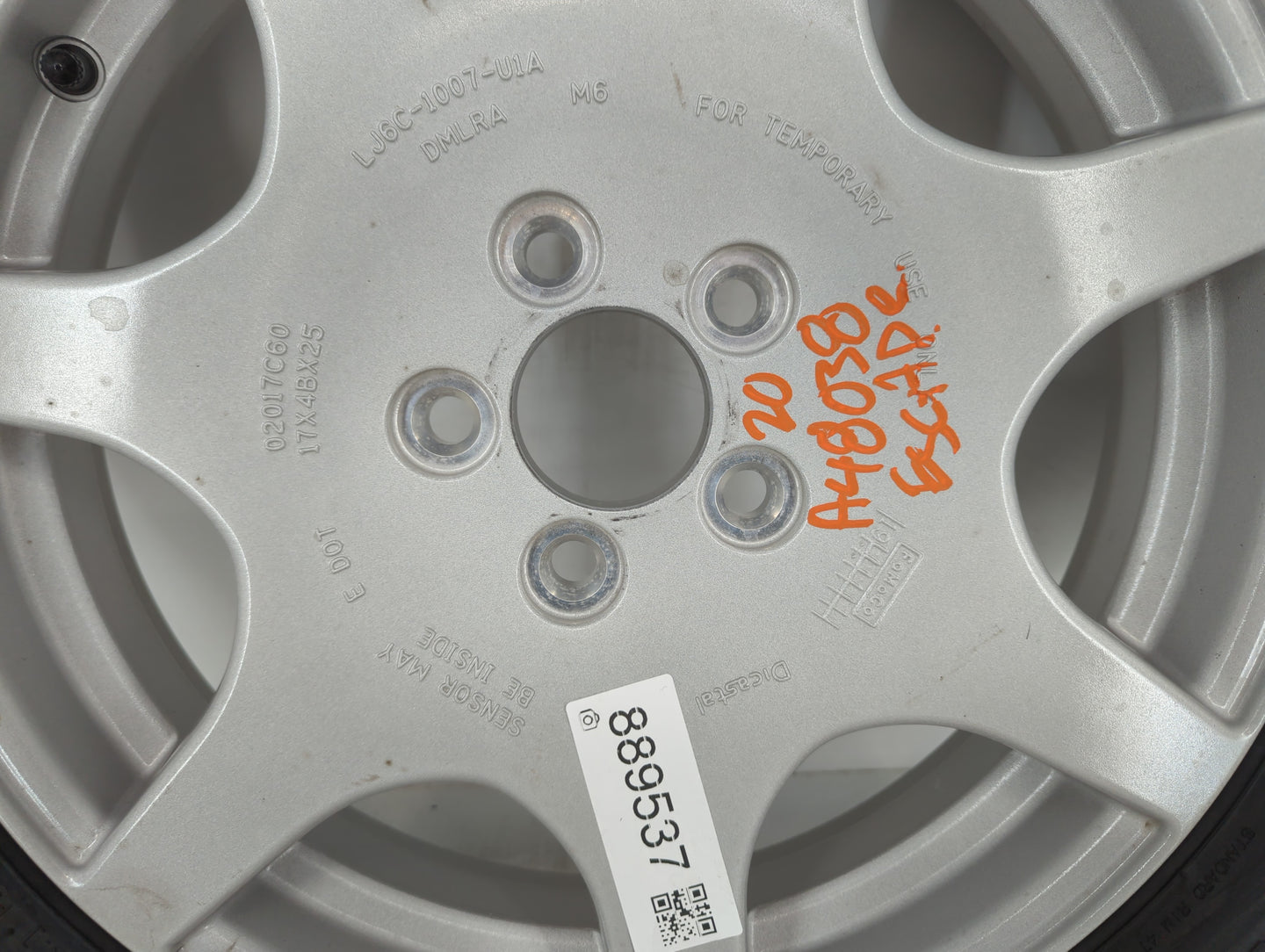 2009-2013 Subaru Forester Spare Donut Tire Wheel Rim Oem - Oemusedautoparts1.com