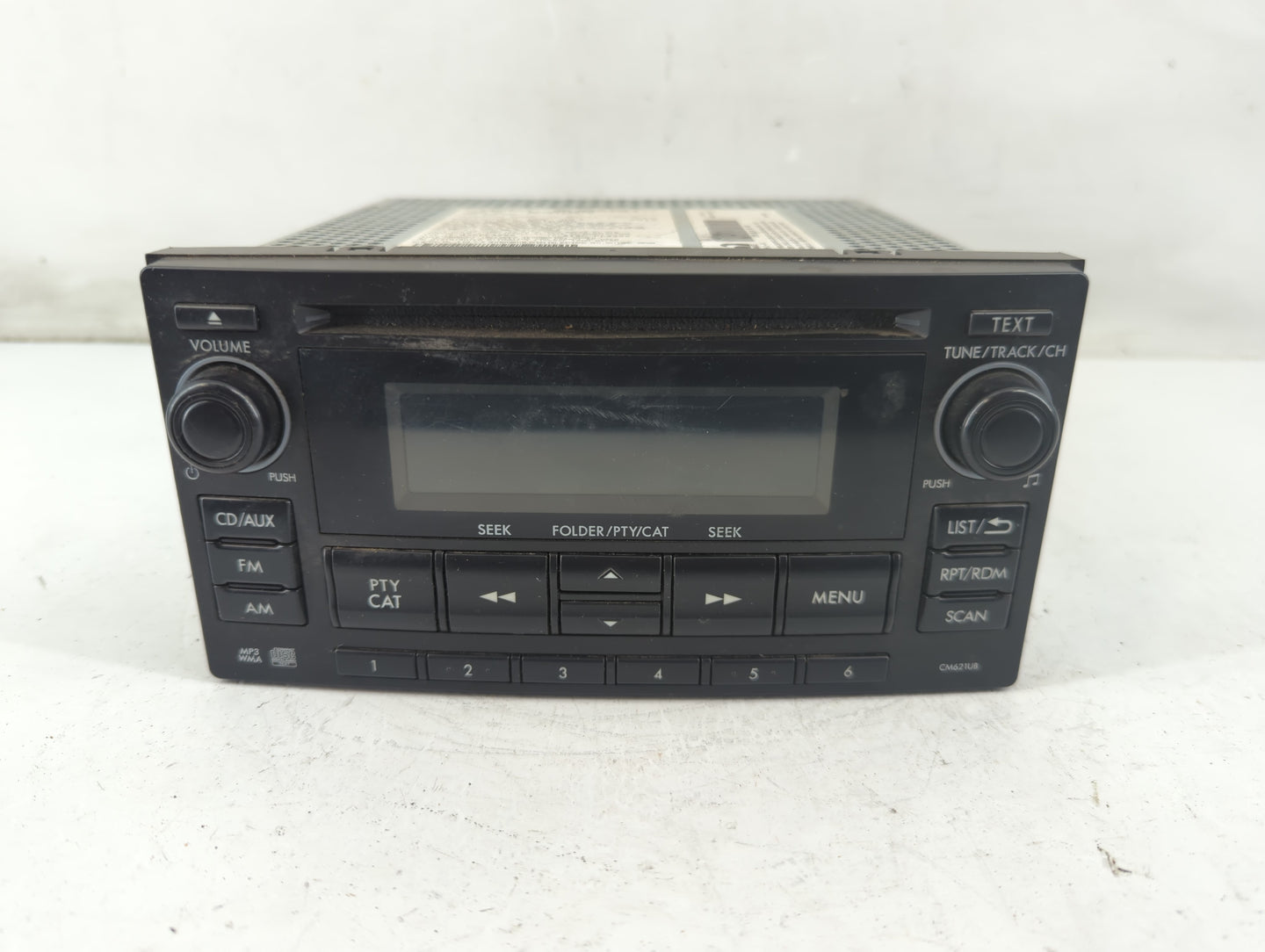 2012-2014 Subaru Impreza Radio AM FM Cd Player Receiver Replacement P/N:86201FJ620 Fits Fits 2012 2013 2014 OEM Used Auto Pa