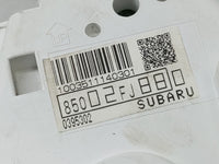 2013 Subaru Impreza Instrument Cluster Speedometer Gauges P/N:85002FJ880 Fits OEM Used Auto Parts - Oemusedautoparts1.com
