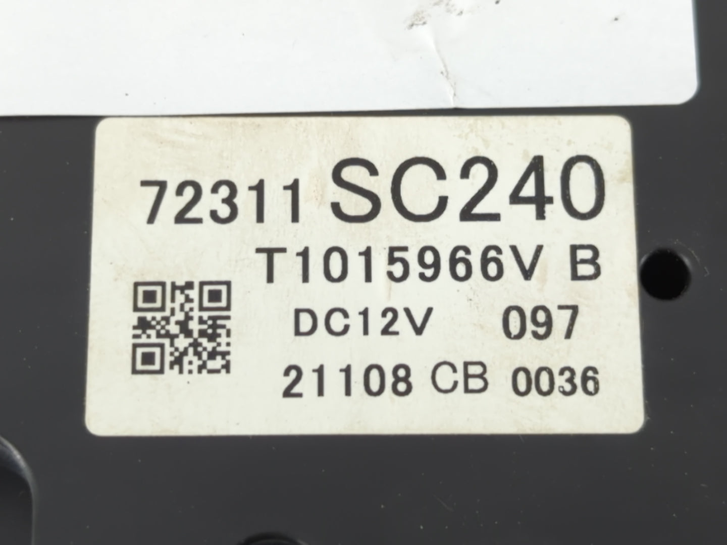 2008-2014 Subaru Impreza Climate Control Module Temperature AC/Heater Replacement P/N:72311SC240 Fits OEM Used Auto Parts - 