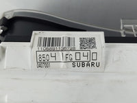 2012-2014 Subaru Impreza Instrument Cluster Speedometer Gauges P/N:85041FG040 Fits Fits 2012 2013 2014 OEM Used Auto Parts -