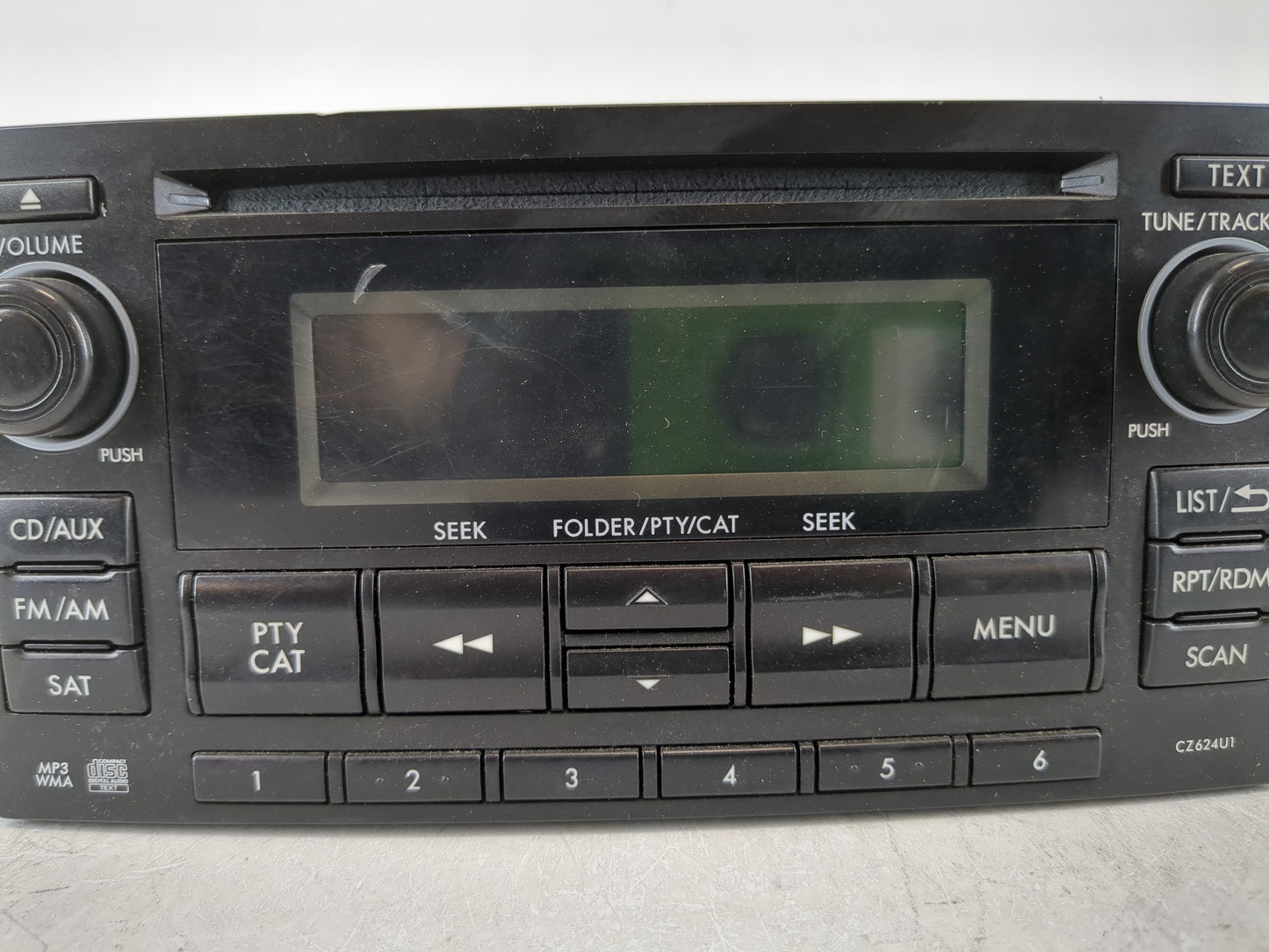 2011-2014 Subaru Impreza Radio AM FM Cd Player Receiver Replacement P/N:86201FG620 Fits Fits 2011 2012 2013 2014 OEM Used Au