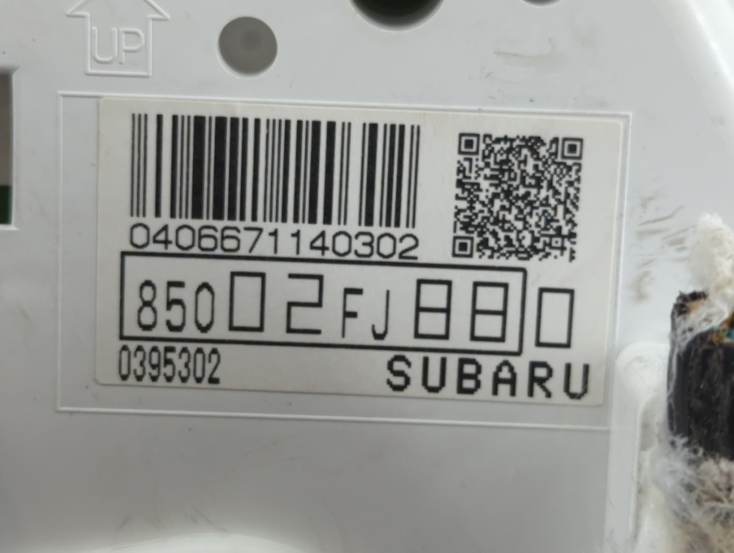 2013 Subaru Impreza Instrument Cluster Speedometer Gauges P/N:85002FJ880 0395302, 24810 1VK0A Fits OEM Used Auto Parts - Oem