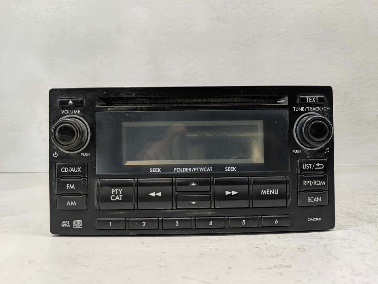 2012-2014 Subaru Impreza Radio AM FM Cd Player Receiver Replacement P/N:86201FJ620 Fits Fits 2012 2013 2014 OEM Used Auto Pa