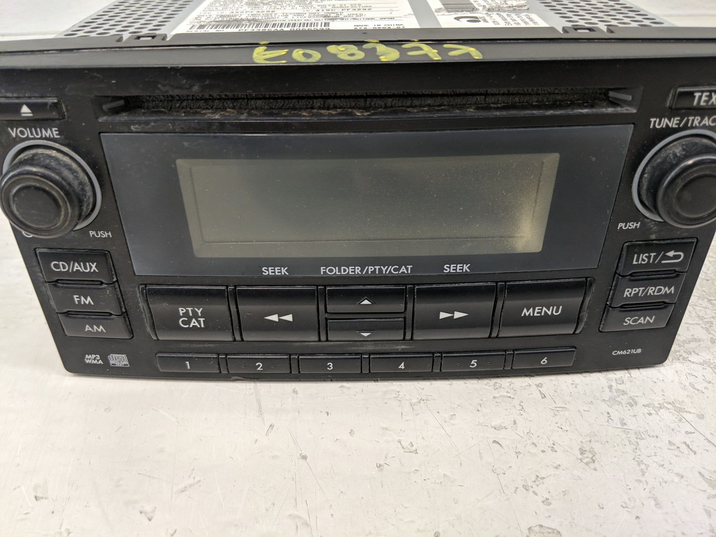 2012-2014 Subaru Impreza Radio AM FM Cd Player Receiver Replacement P/N:86201FJ620 Fits Fits 2012 2013 2014 OEM Used Auto Pa