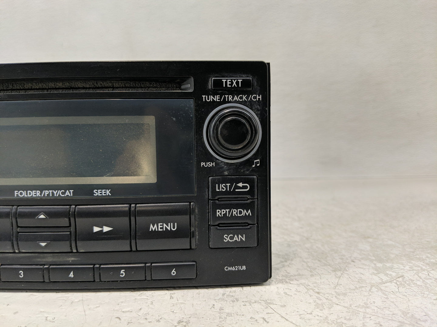 2012-2014 Subaru Impreza Radio AM FM Cd Player Receiver Replacement P/N:86201FJ620 Fits Fits 2012 2013 2014 OEM Used Auto Pa