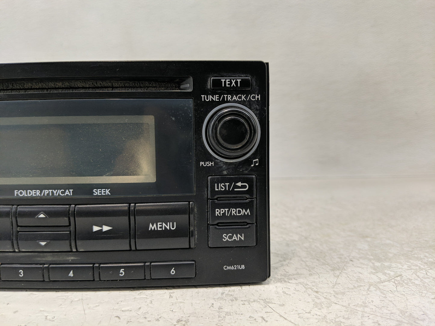 2012-2014 Subaru Impreza Radio AM FM Cd Player Receiver Replacement P/N:86201FJ620 Fits Fits 2012 2013 2014 OEM Used Auto Pa