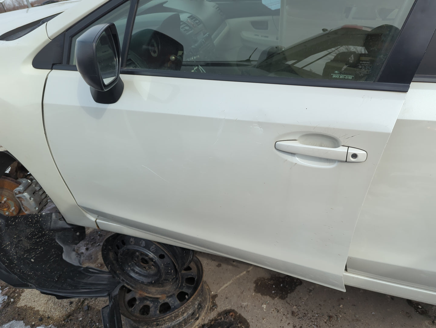 2012-2014 Subaru Impreza Driver Front Door Oem - Oemusedautoparts1.com