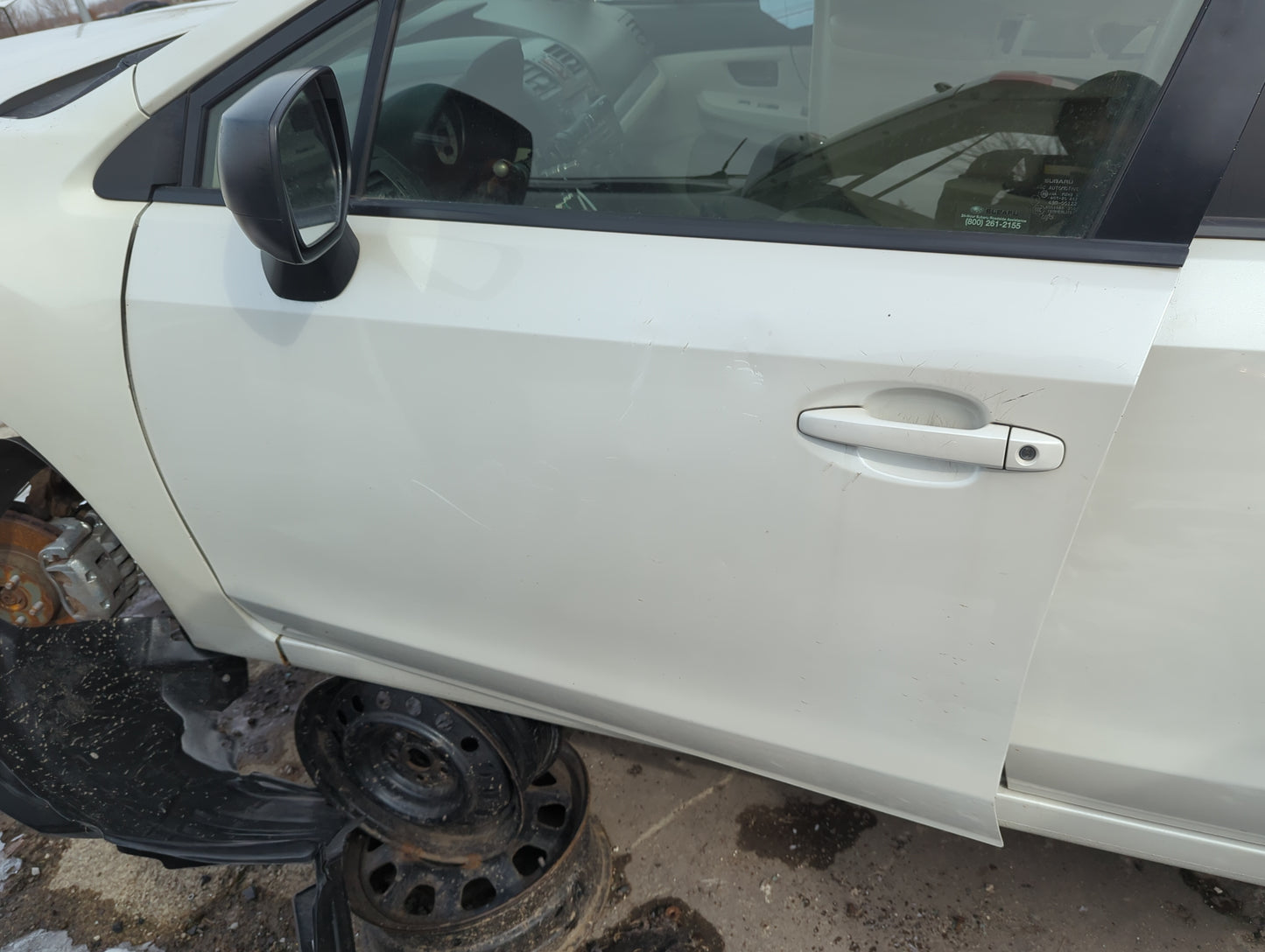 2012-2014 Subaru Impreza Driver Front Door Oem - Oemusedautoparts1.com