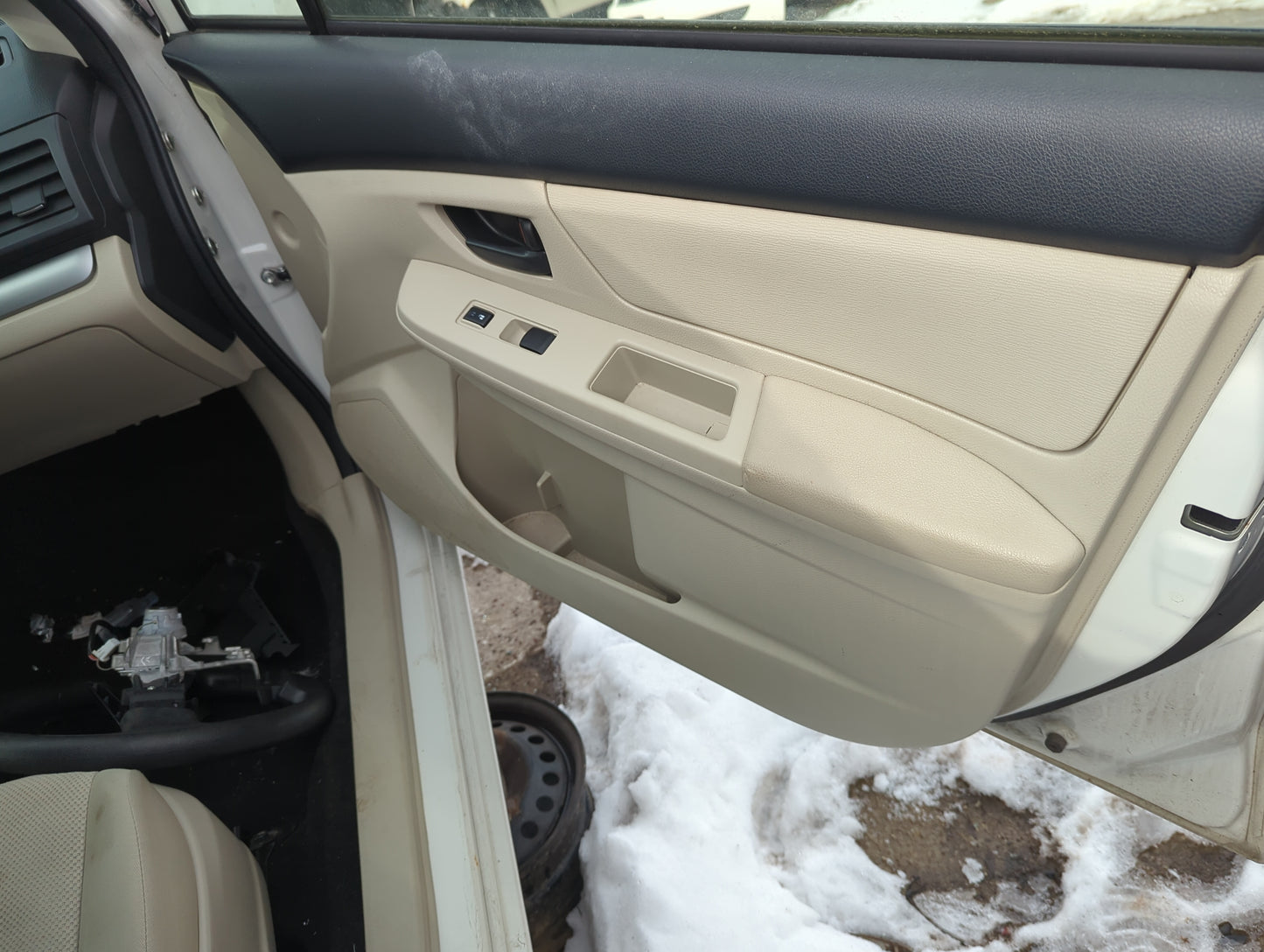 2013 Subaru Impreza Front Right Passenger Interior Door Panel Trim - Oemusedautoparts1.com
