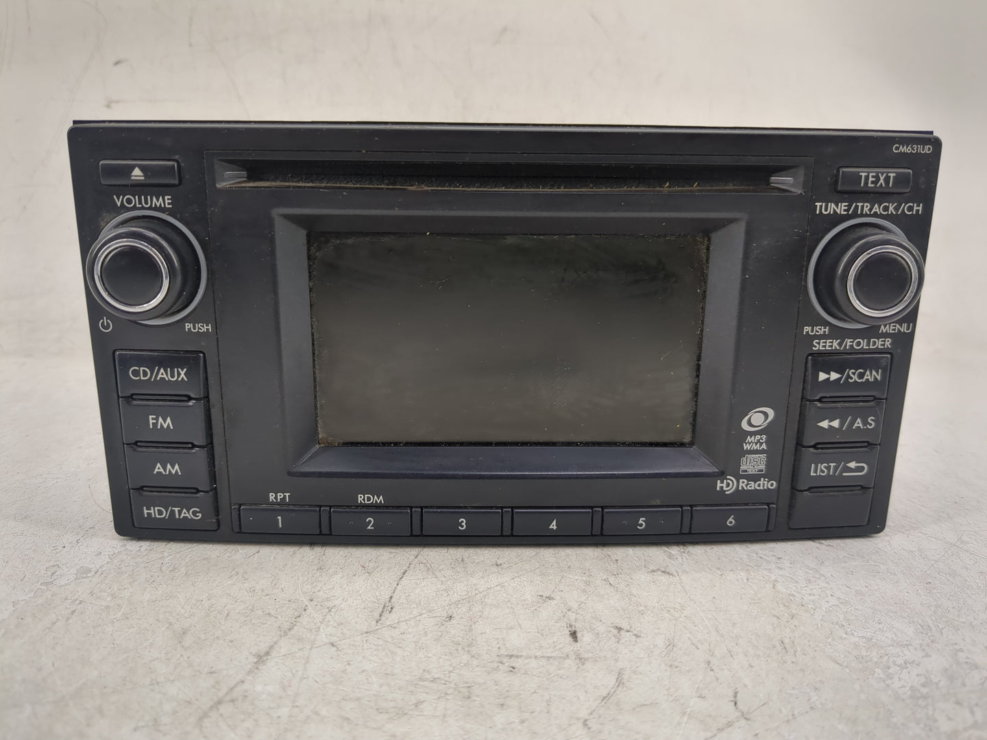 2012-2014 Subaru Impreza Radio AM FM Cd Player Receiver Replacement P/N:86201FJ630 Fits Fits 2012 2013 2014 OEM Used Auto Pa