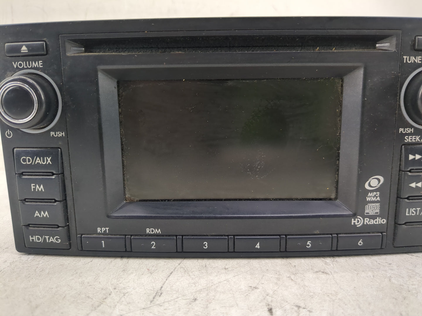2012-2014 Subaru Impreza Radio AM FM Cd Player Receiver Replacement P/N:86201FJ630 Fits Fits 2012 2013 2014 OEM Used Auto Pa