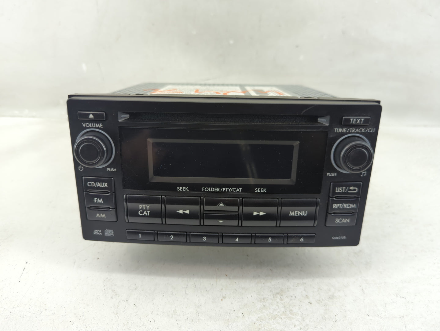 2012-2014 Subaru Impreza Radio AM FM Cd Player Receiver Replacement P/N:86201FJ620 Fits Fits 2012 2013 2014 OEM Used Auto Pa