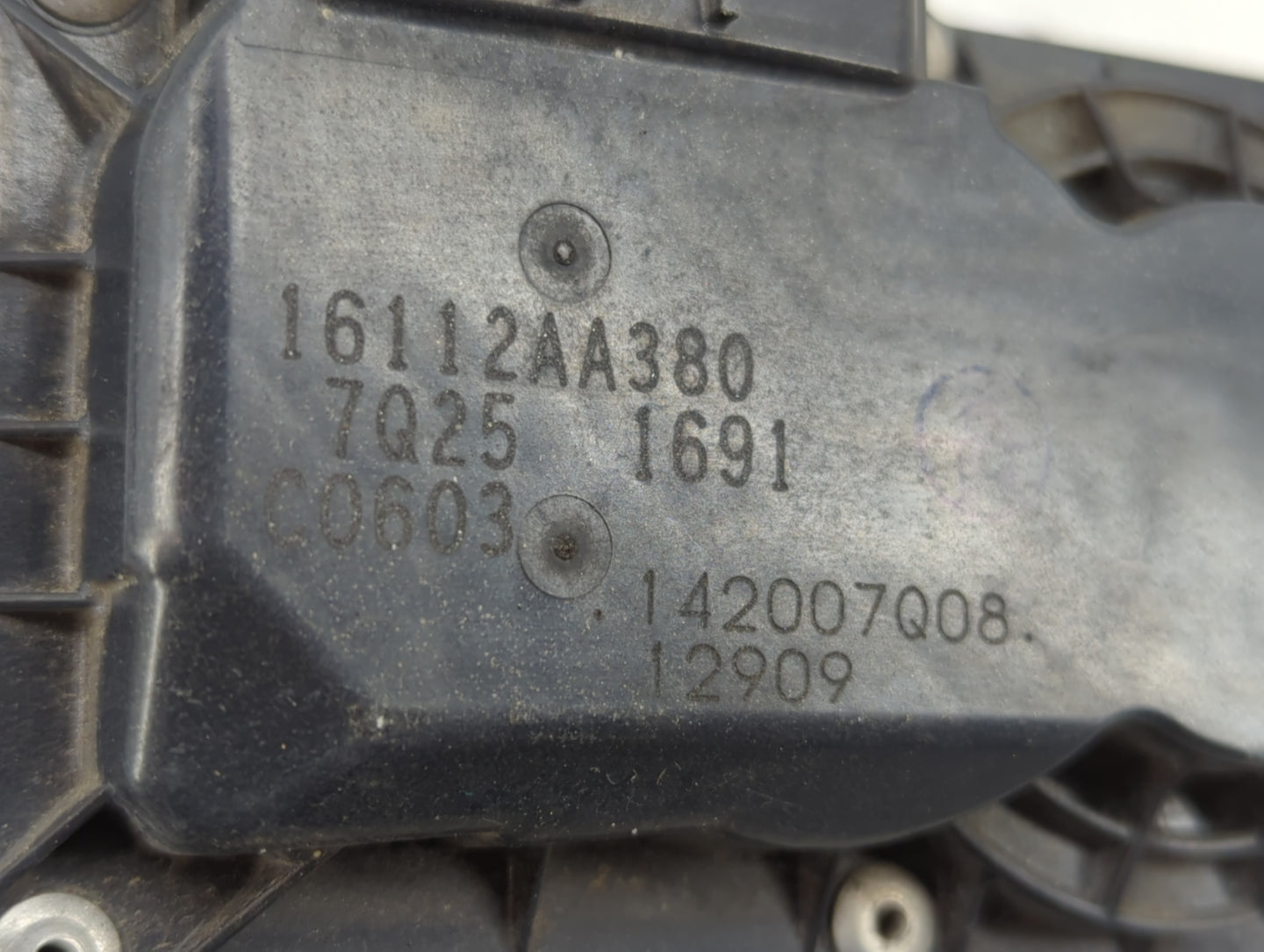 2012-2016 Subaru Impreza Throttle Body P/N:16112AA380 Fits Fits 2011 2012 2013 2014 2015 2016 2017 2018 OEM Used Auto Parts 