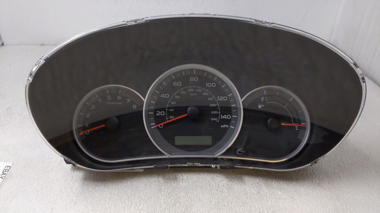 2008 Subaru Impreza Instrument Cluster Speedometer Gauges P/N:85002FG130 Miles: Fits OEM Used Auto Parts - Oemusedautoparts1