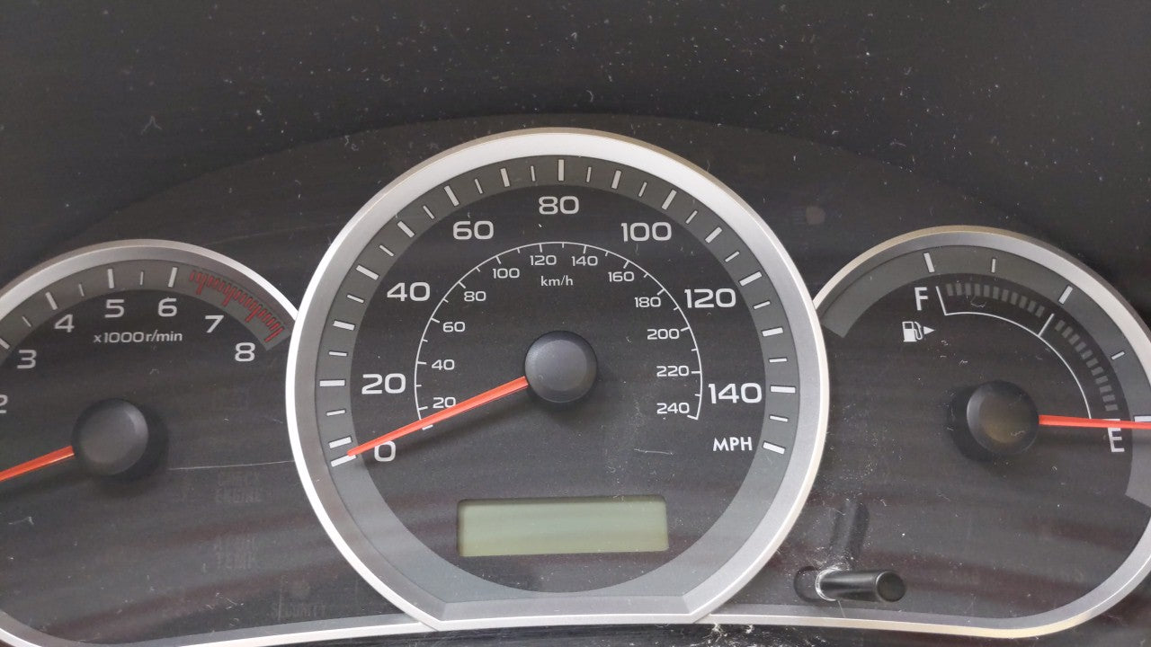 2008 Subaru Impreza Instrument Cluster Speedometer Gauges P/N:85002FG130 Miles: Fits OEM Used Auto Parts - Oemusedautoparts1