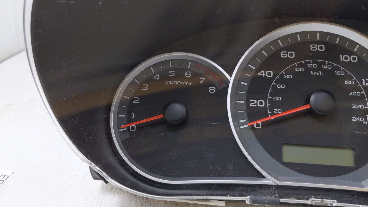 2008 Subaru Impreza Instrument Cluster Speedometer Gauges P/N:85002FG130 Fits OEM Used Auto Parts - Oemusedautoparts1.com