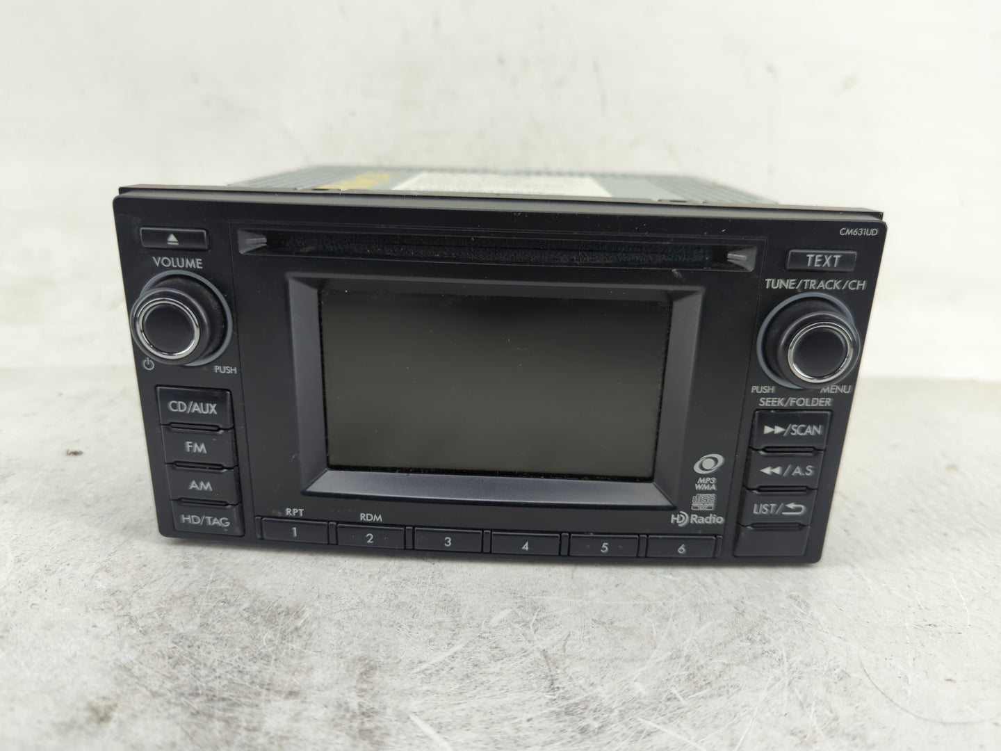 2012-2014 Subaru Impreza Radio AM FM Cd Player Receiver Replacement P/N:86201FJ630 Fits Fits 2012 2013 2014 OEM Used Auto Pa
