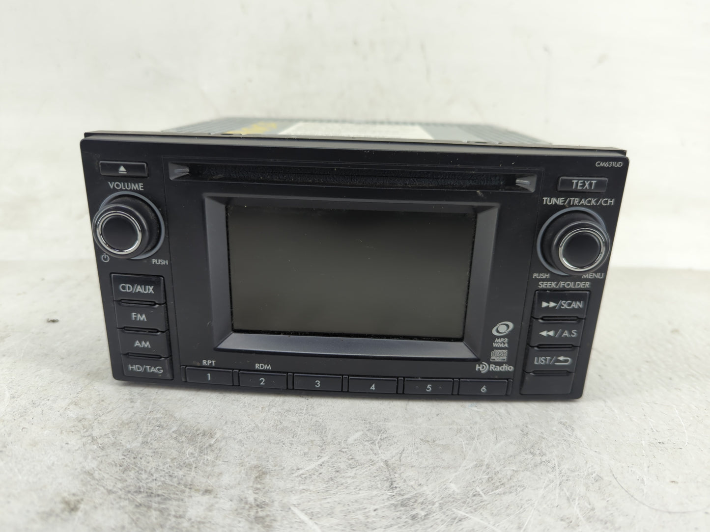 2012-2014 Subaru Impreza Radio AM FM Cd Player Receiver Replacement P/N:86201FJ630 Fits Fits 2012 2013 2014 OEM Used Auto Pa