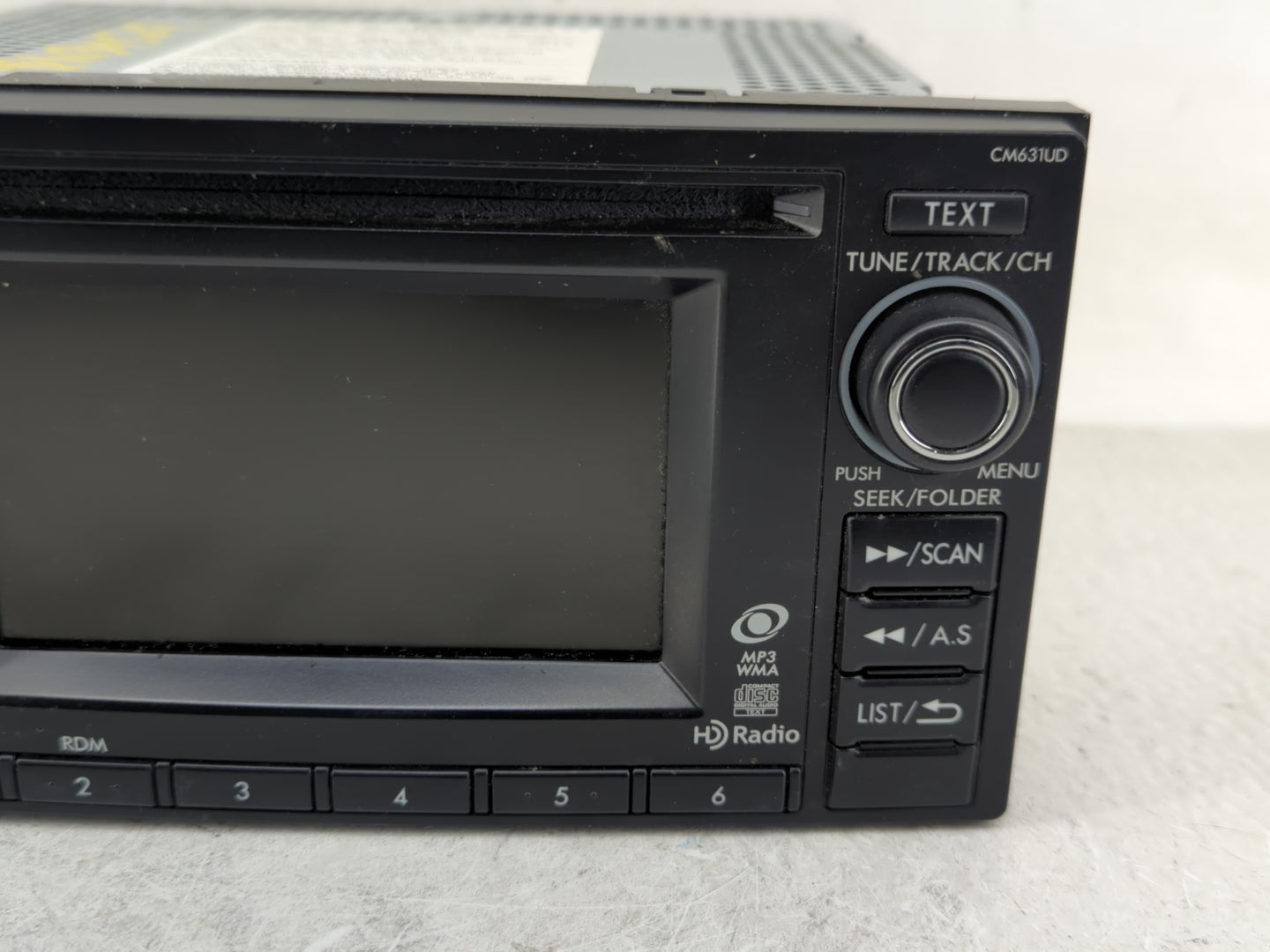 2012-2014 Subaru Impreza Radio AM FM Cd Player Receiver Replacement P/N:86201FJ630 Fits Fits 2012 2013 2014 OEM Used Auto Pa