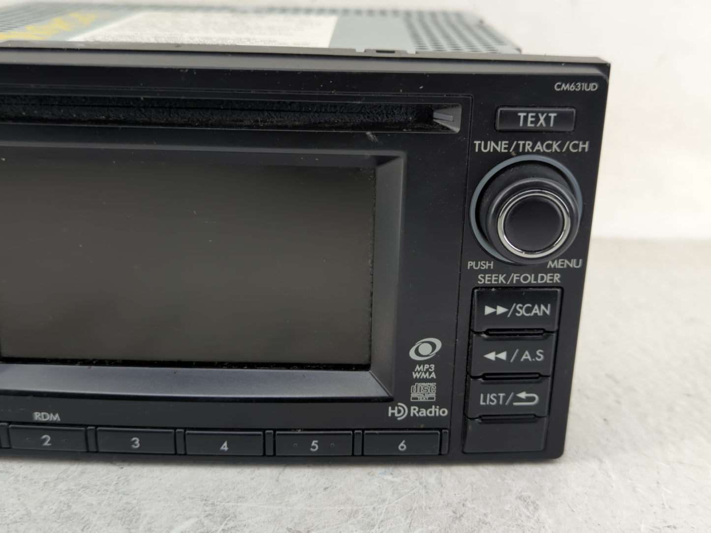 2012-2014 Subaru Impreza Radio AM FM Cd Player Receiver Replacement P/N:86201FJ630 Fits Fits 2012 2013 2014 OEM Used Auto Pa
