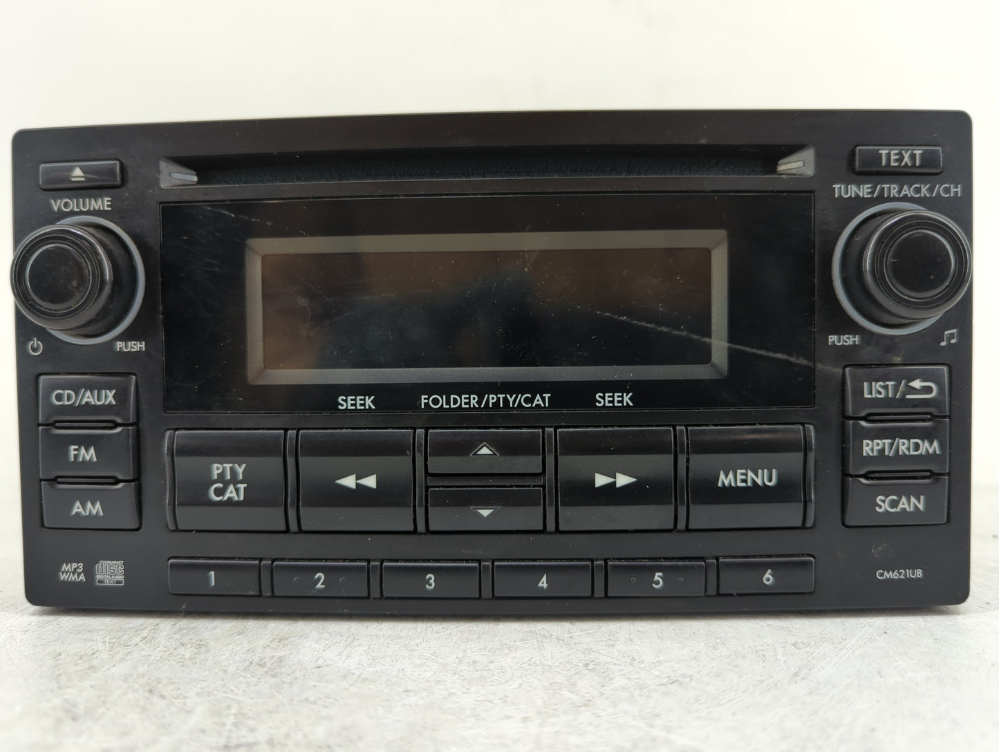 2012-2014 Subaru Impreza Radio AM FM Cd Player Receiver Replacement P/N:86201FJ620 Fits Fits 2012 2013 2014 OEM Used Auto Pa