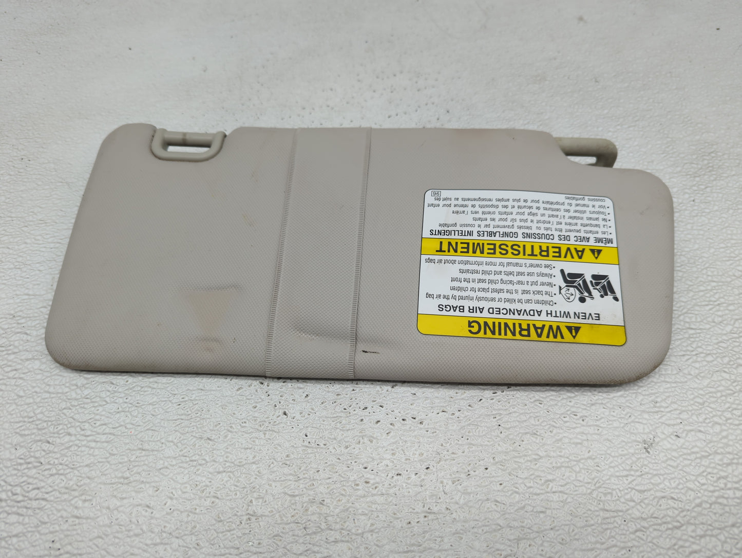 2012-2014 Subaru Impreza Sun Visor Shade Replacement Passenger Right Mirror Fits Fits 2012 2013 2014 OEM Used Auto Parts - O