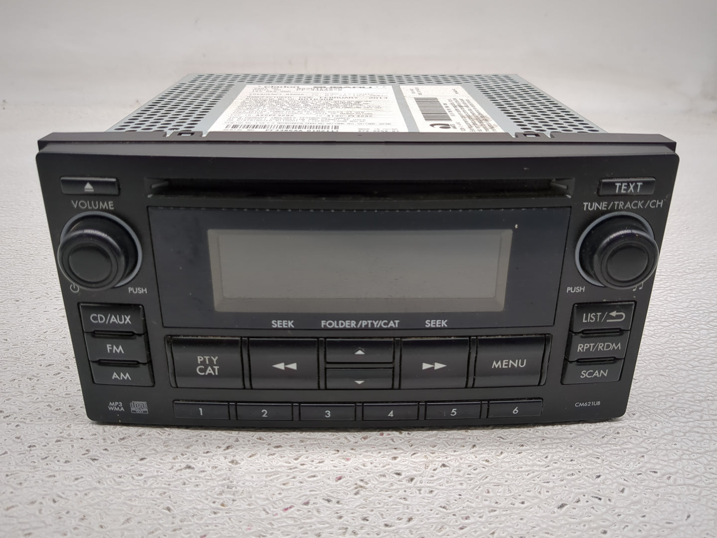 2012-2014 Subaru Impreza Radio AM FM Cd Player Receiver Replacement P/N:86201FJ620 Fits Fits 2012 2013 2014 OEM Used Auto Pa