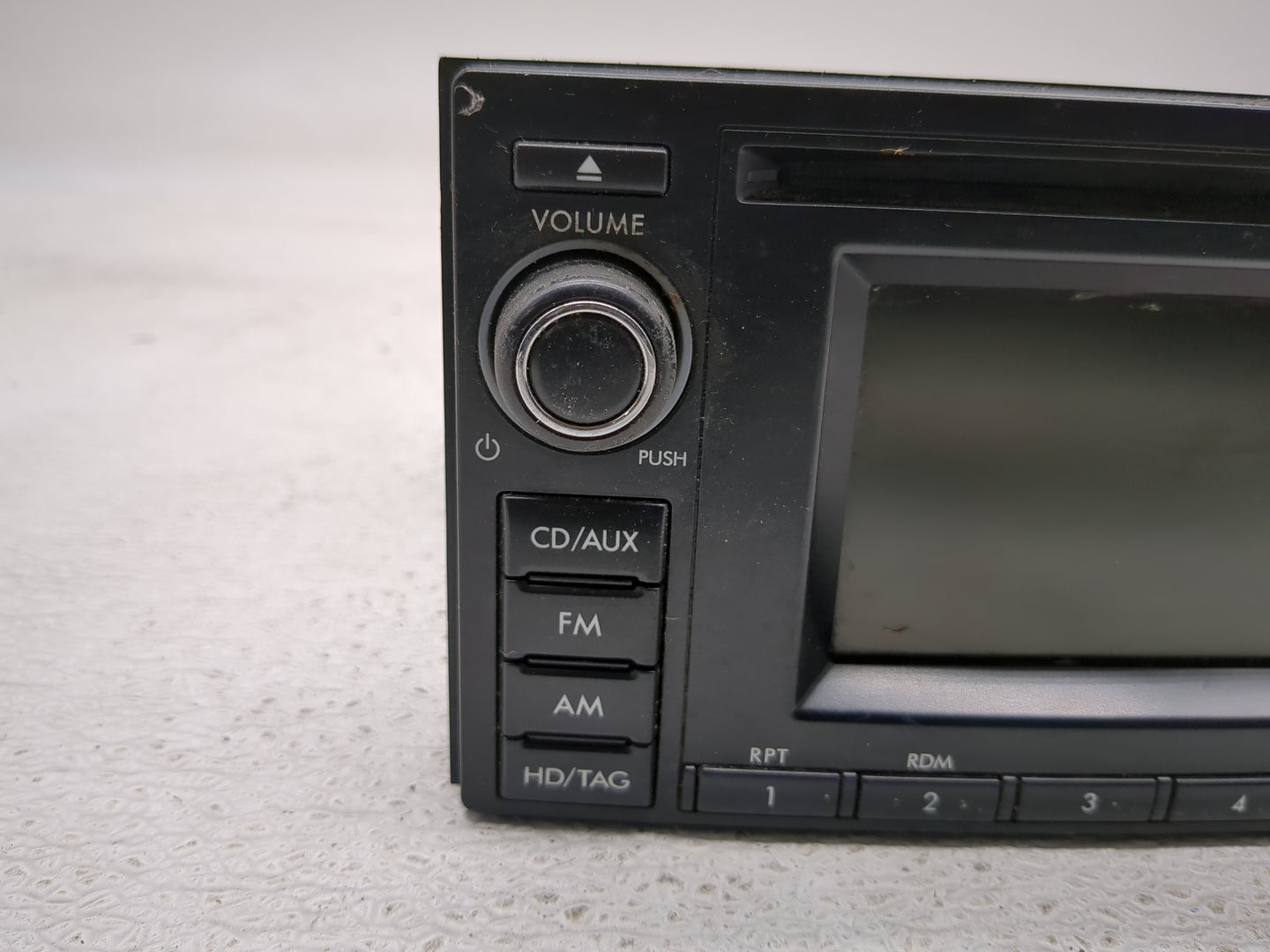 2012-2014 Subaru Impreza Radio AM FM Cd Player Receiver Replacement P/N:86201FJ630 Fits Fits 2012 2013 2014 OEM Used Auto Pa