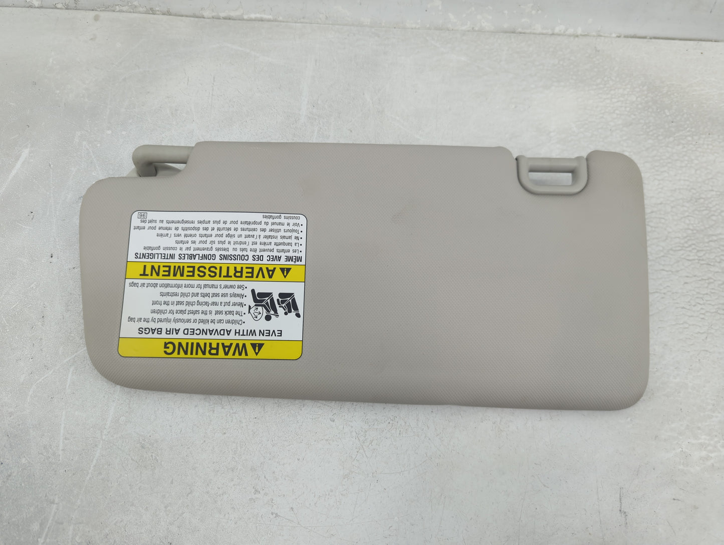 2012-2014 Subaru Impreza Sun Visor Shade Replacement Passenger Right Mirror Fits Fits 2012 2013 2014 OEM Used Auto Parts - O