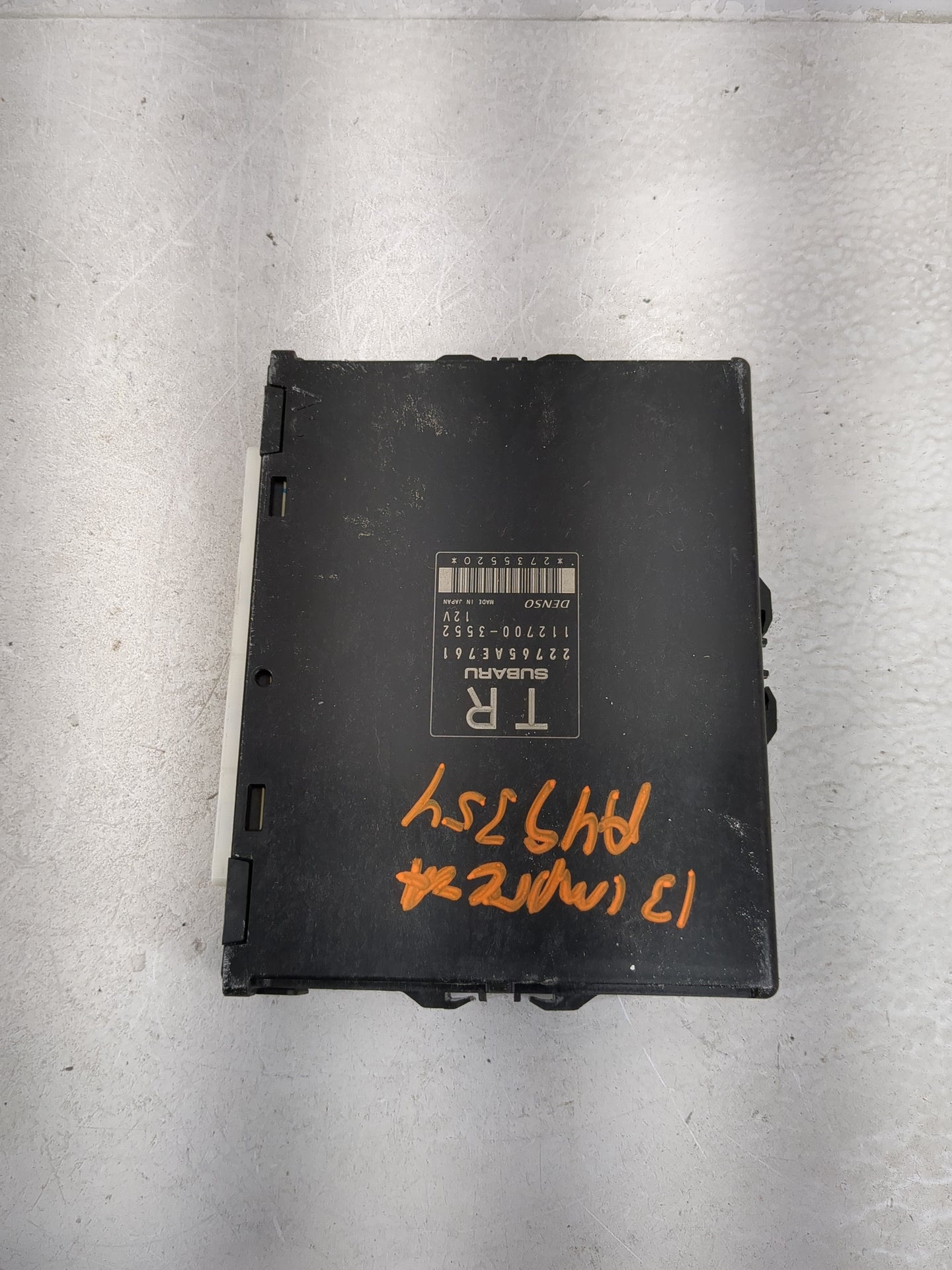 2013 Subaru Impreza PCM Engine Control Computer ECU ECM PCU OEM Fits OEM Used Auto Parts - Oemusedautoparts1.com