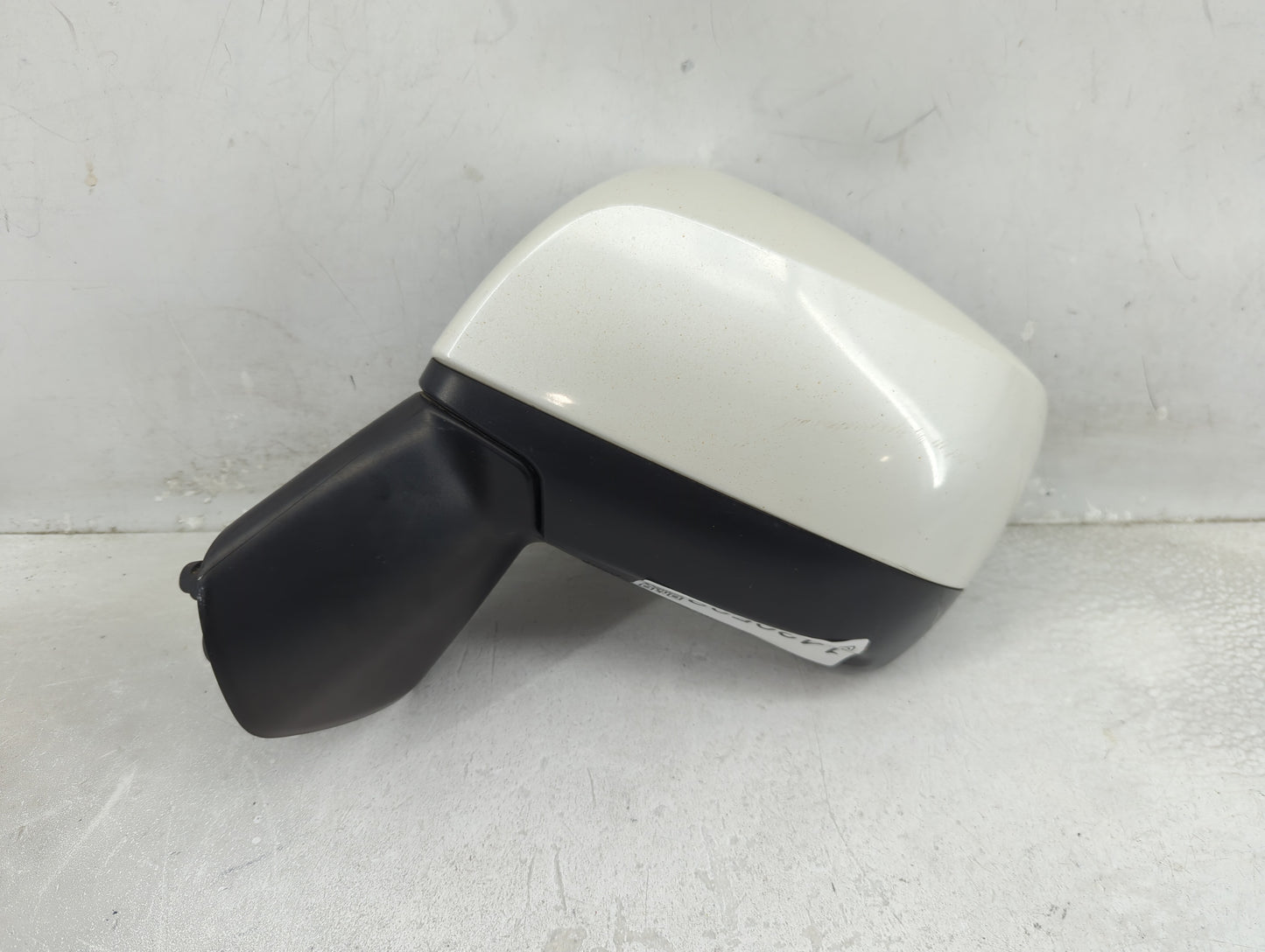 2013 Subaru Impreza Driver Left Side View Manual Door Mirror White - Oemusedautoparts1.com
