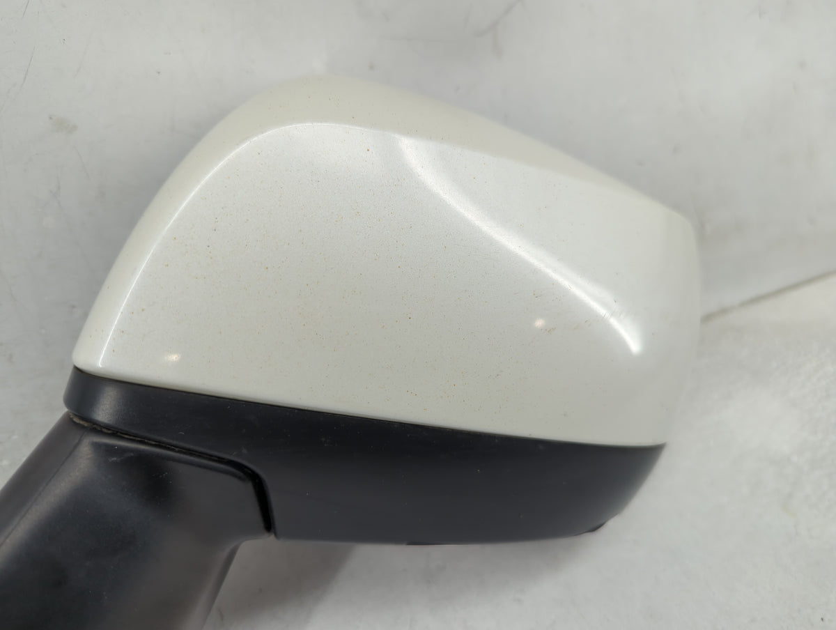 2013 Subaru Impreza Driver Left Side View Manual Door Mirror White - Oemusedautoparts1.com
