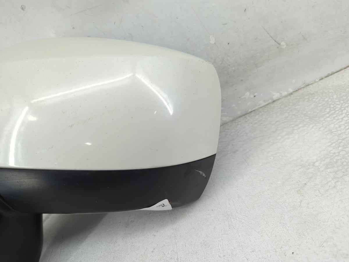 2013 Subaru Impreza Driver Left Side View Manual Door Mirror White - Oemusedautoparts1.com