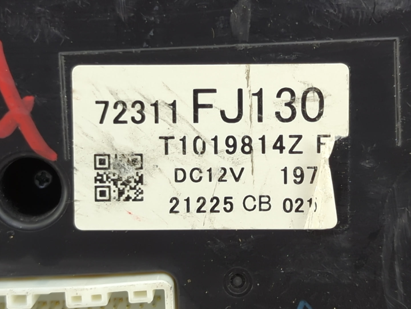 2012-2013 Subaru Impreza Climate Control Module Temperature AC/Heater Replacement P/N:72311FJ130 T1019814Z Fits Fits 2012 20