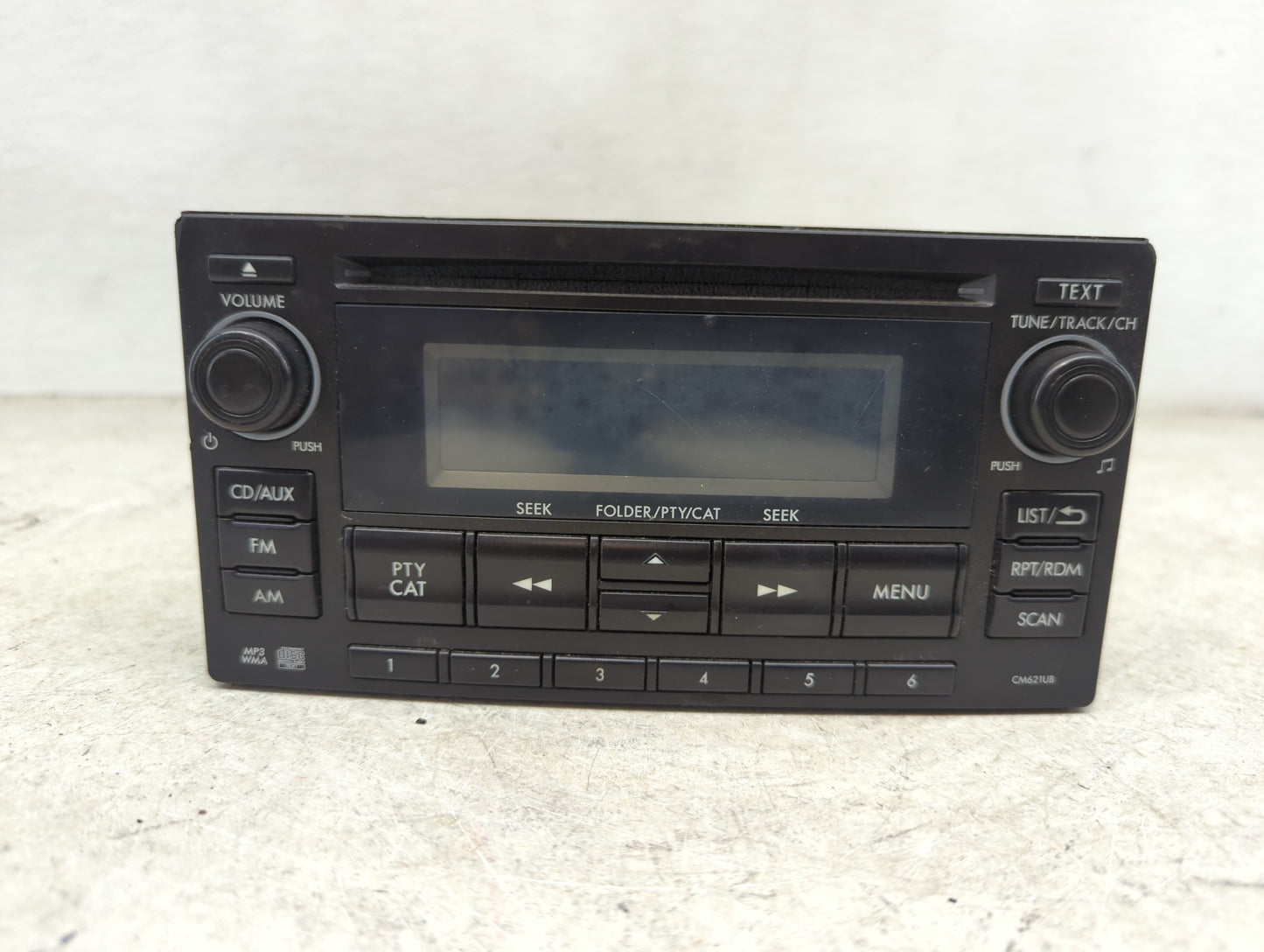 2012-2014 Subaru Impreza Radio AM FM Cd Player Receiver Replacement P/N:86201FJ620 PF-3386A-A, CM621UB Fits Fits 2012 2013 2