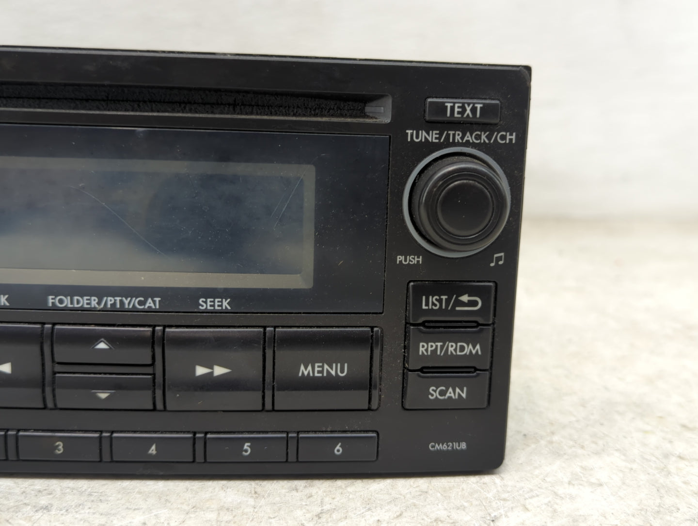 2012-2014 Subaru Impreza Radio AM FM Cd Player Receiver Replacement P/N:86201FJ620 PF-3386A-A, CM621UB Fits Fits 2012 2013 2