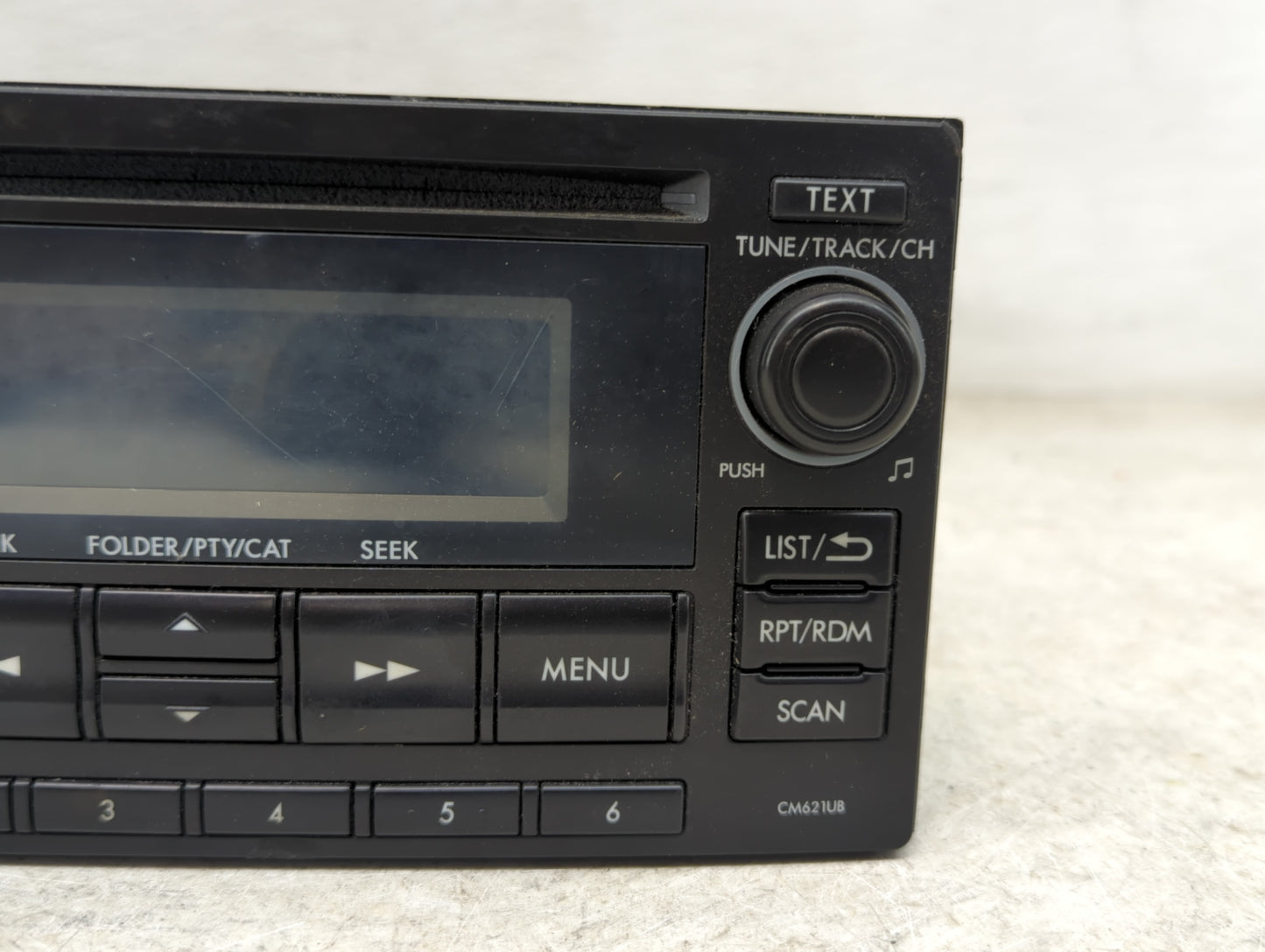 2012-2014 Subaru Impreza Radio AM FM Cd Player Receiver Replacement P/N:86201FJ620 PF-3386A-A, CM621UB Fits Fits 2012 2013 2