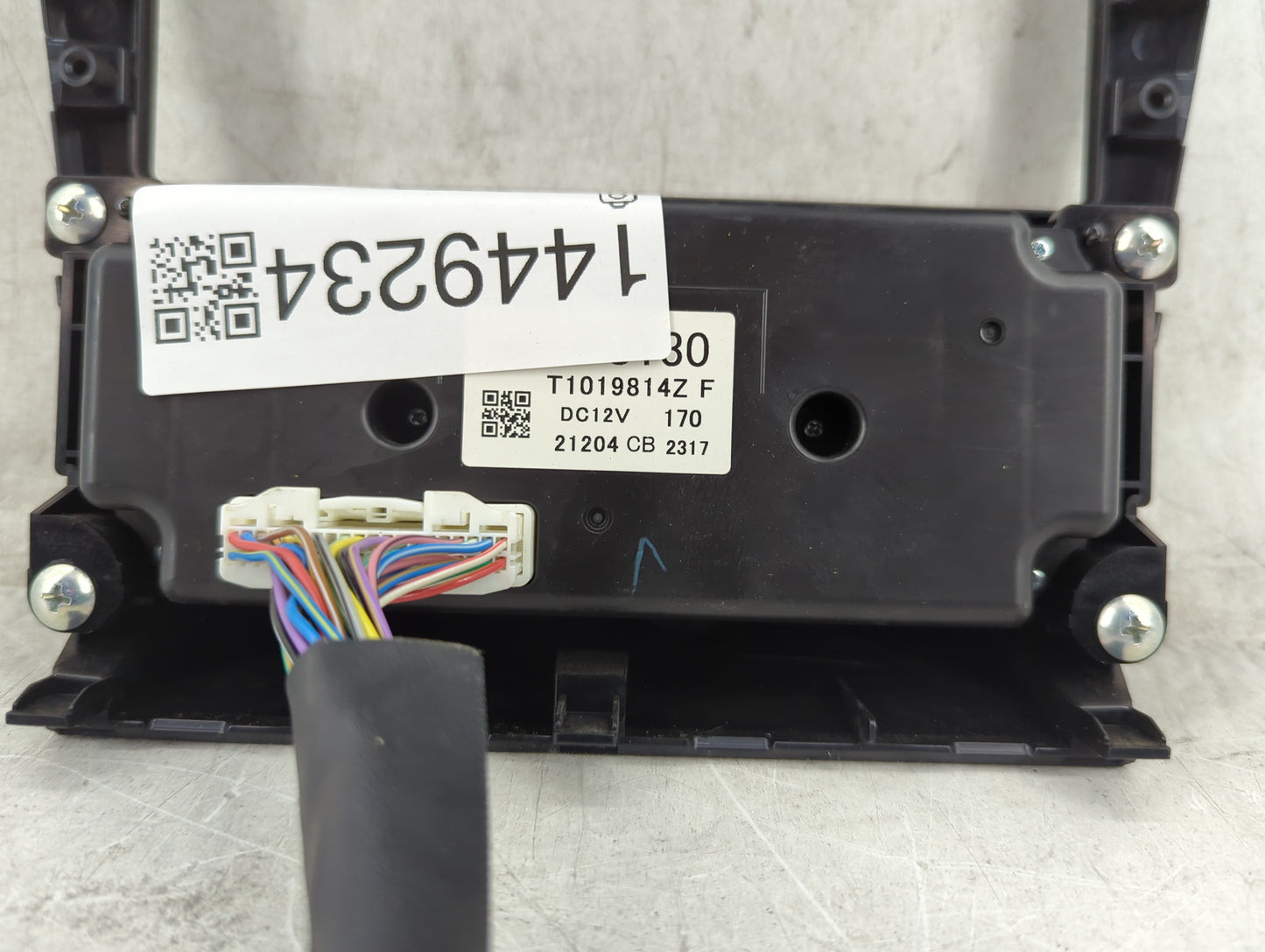 2013 Subaru Impreza Climate Control Module Temperature AC/Heater Replacement P/N:T1019814Z Fits OEM Used Auto Parts - Oemuse