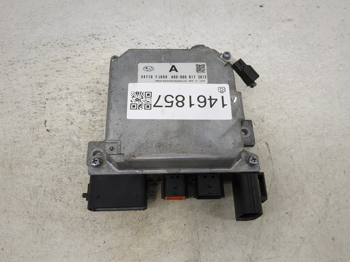 2013 Subaru Impreza PCM Engine Control Computer ECU ECM PCU OEM P/N:34710 FJ000 Fits OEM Used Auto Parts - Oemusedautoparts1