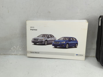 2013 Subaru Impreza Owners Manual Book Guide P/N:A1140BE-A OEM Used Auto Parts