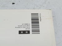 2013 Subaru Impreza Owners Manual Book Guide P/N:A1140BE-A OEM Used Auto Parts - Oemusedautoparts1.com